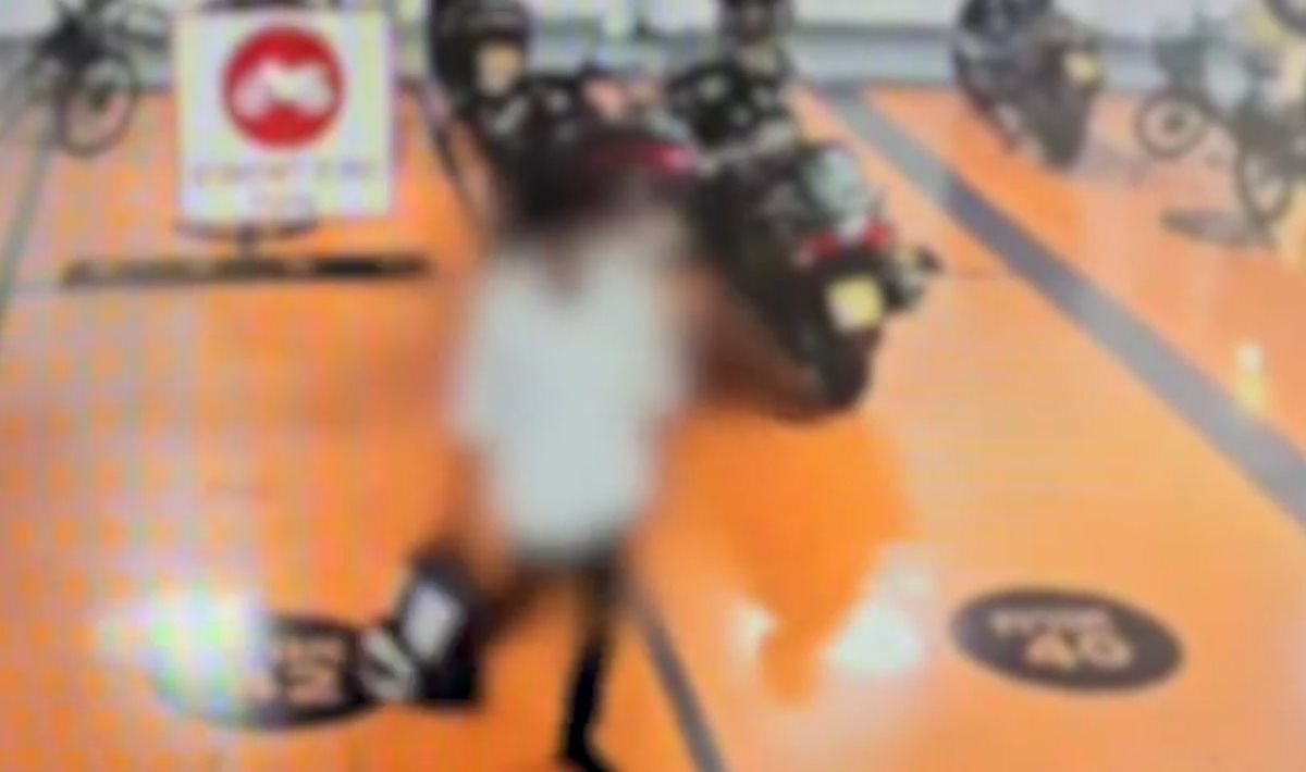 תיעוד של החשוד (צילום: דוברות המשטרה)