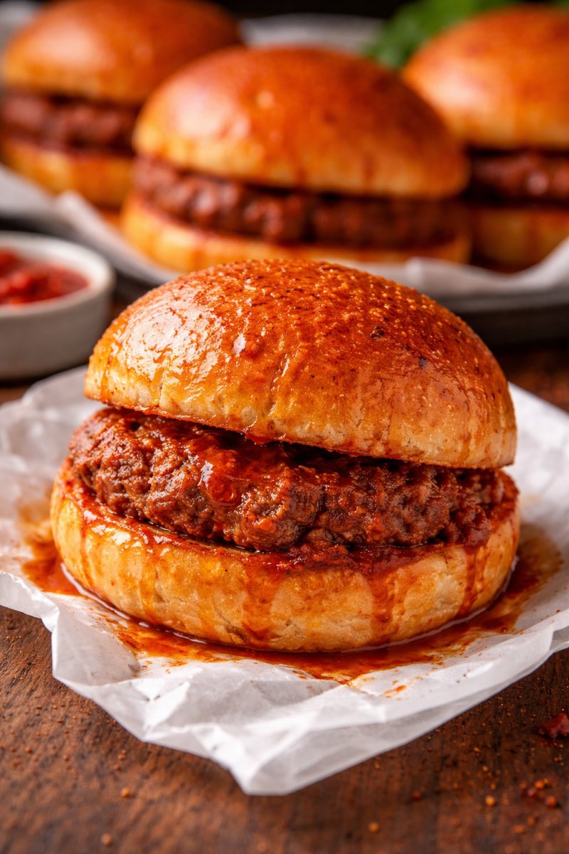 המבורגר תורכי ברוטב 