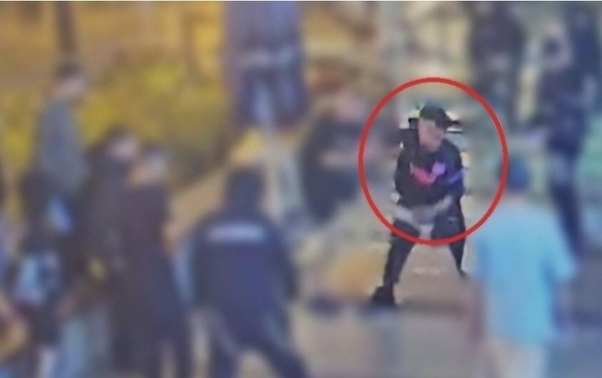 מקרה אלימות מתוך הסרטון 