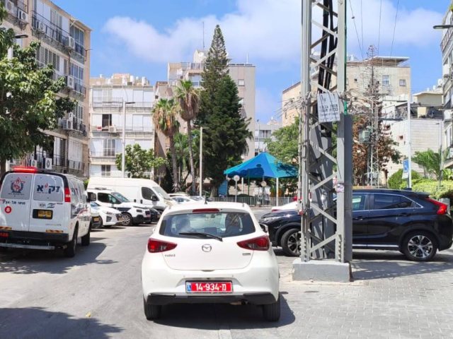 זירת האירוע בבת ים (דוברות זק״א)