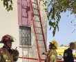 מספר פצועים משריפה במקלט באופקים; כוחות רבים בזירה