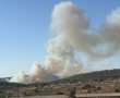 הוכרזה "מכת אש" בהרי ירושלים: צפו בענן העשן מכסה את עין השמש