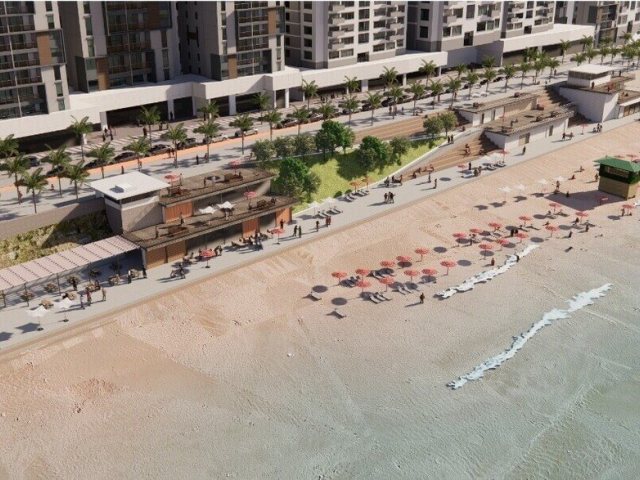 התכנית לחידוש חוף בת ים | הדמיה: דני לזר אדריכלים